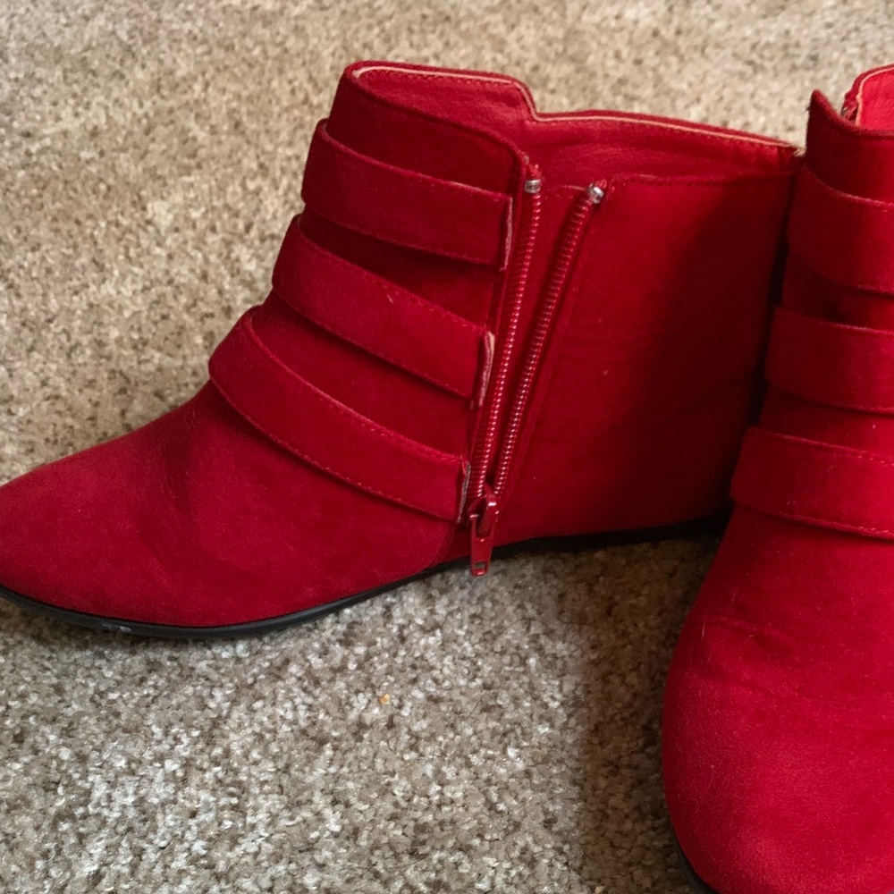 Red booties